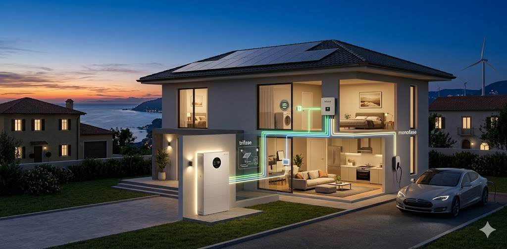 Come scegliere l'accumulo di energia domestico? Capire la differenza tra elettricità trifase e monofase